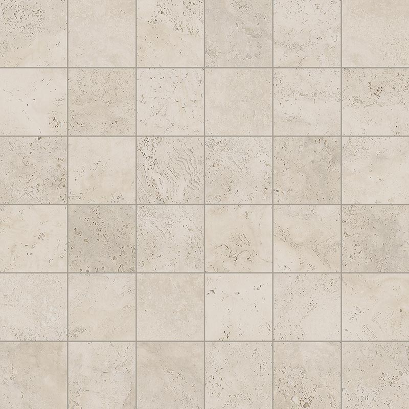 Happy Floors Navona Tile in Bone Cross Cut