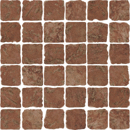 Happy Floors Pietra D'Assisi Tile in Rosso