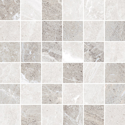 Happy Floors Flint Tile in White