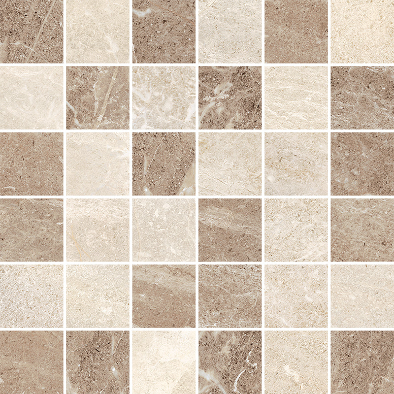 Happy Floors Flint Tile in Ivory