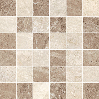 Happy Floors Flint Tile in Ivory