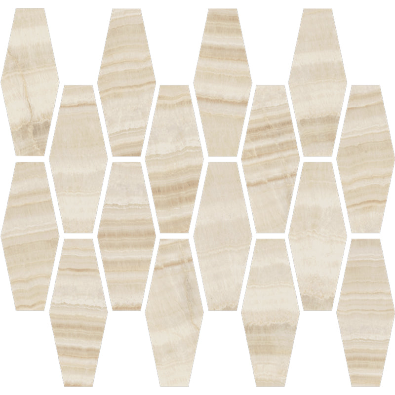 Happy Floors Onyx Tile in Honey