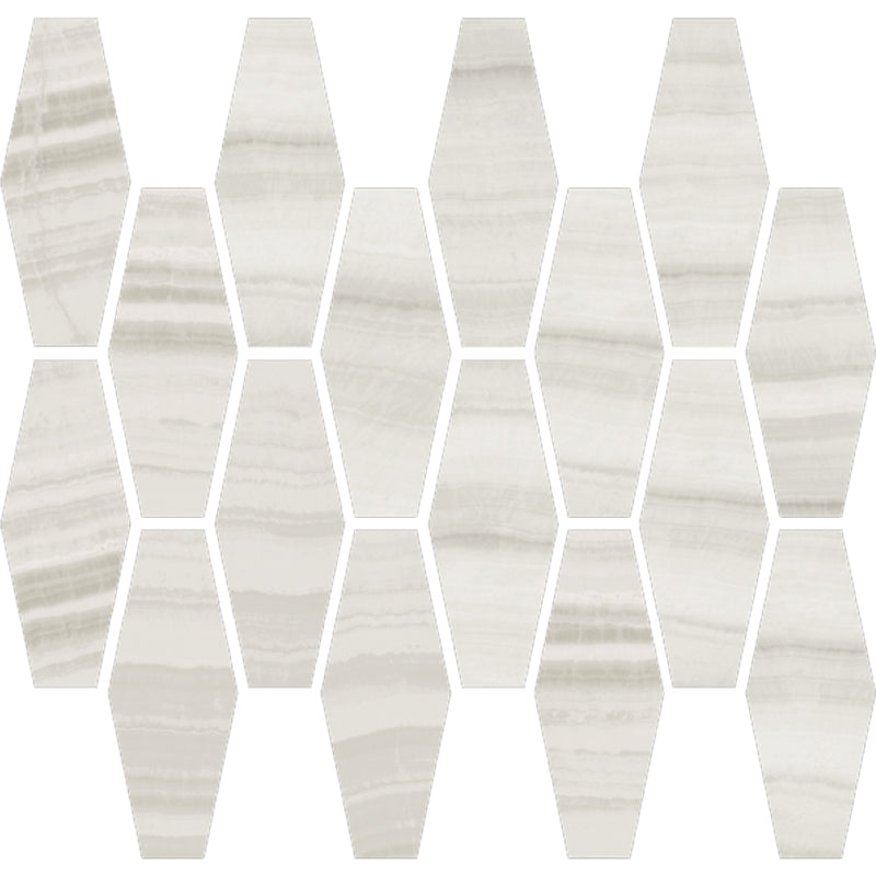 Happy Floors Onyx Tile in Milk