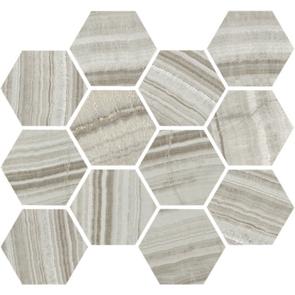 Happy Floors Onyx Tile in Silver