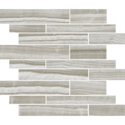 Happy Floors Onyx Tile in Silver