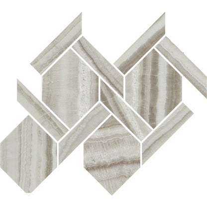 Happy Floors Onyx Tile in Silver