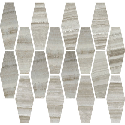 Happy Floors Onyx Tile in Silver