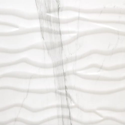 Happy Floors Statuario Tile in Statuario Wave