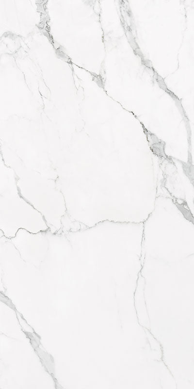 Happy Floors Statuario Luxe Tile in White