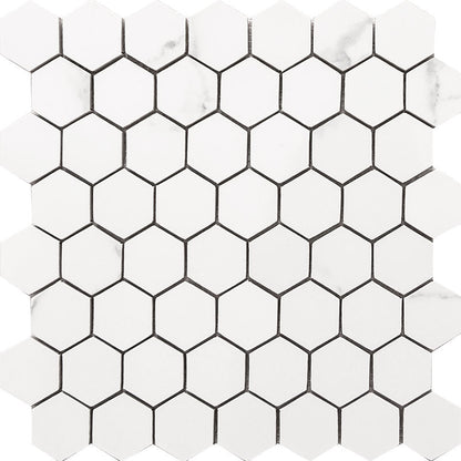 Happy Floors Statuario Luxe Tile in White