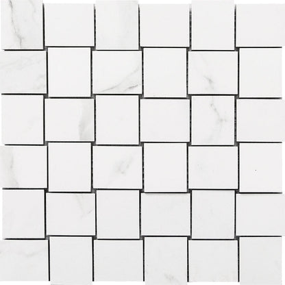 Happy Floors Statuario Luxe Tile in White