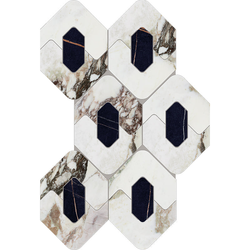 Happy Floors Kobe Tile in Calacatta Viola