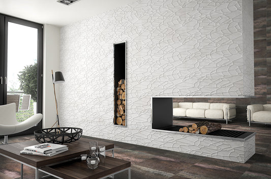 Happy Floors Glaciar Tile in Solid White, #sku_6740-C, #sku_6741-C