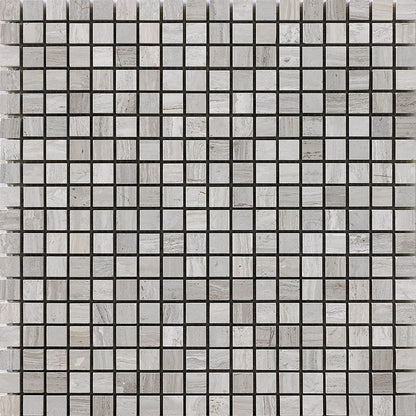 Happy Floors Stone & Marble Tile in Wooden White