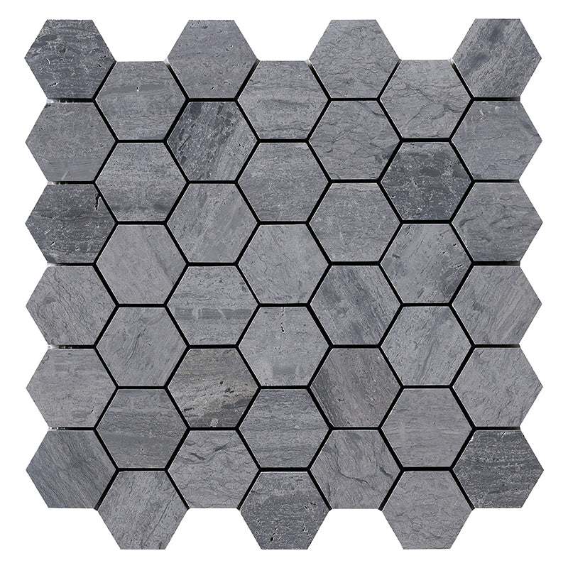 Happy Floors Stone & Marble Tile in Wooden Silver