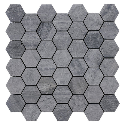 Happy Floors Stone & Marble Tile in Wooden Silver