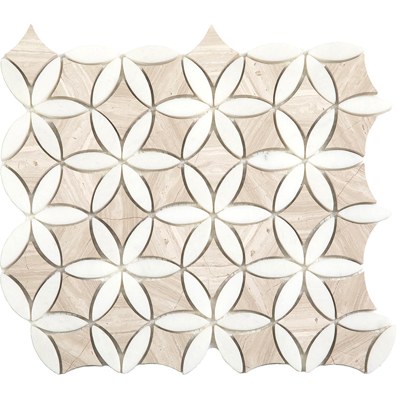 Happy Floors Stone & Marble Tile in White