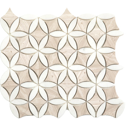 Happy Floors Stone & Marble Tile in White