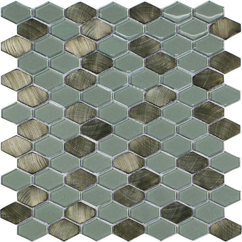 Happy Floors Iridium Tile in Jade