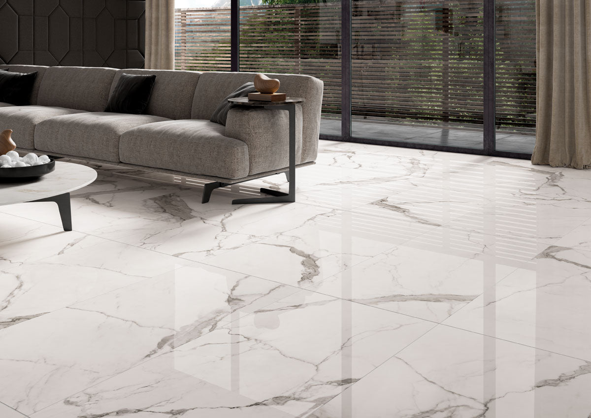 Happy Floors Statuario Luxe Tile in White, #sku_8309-C, #sku_8313-C, #sku_8312-C, #sku_8319-C, #sku_8318-C, #sku_8317-C, #sku_8316-C, #sku_8315-C, #sku_8311-C, #sku_8314-C, #sku_8310-C